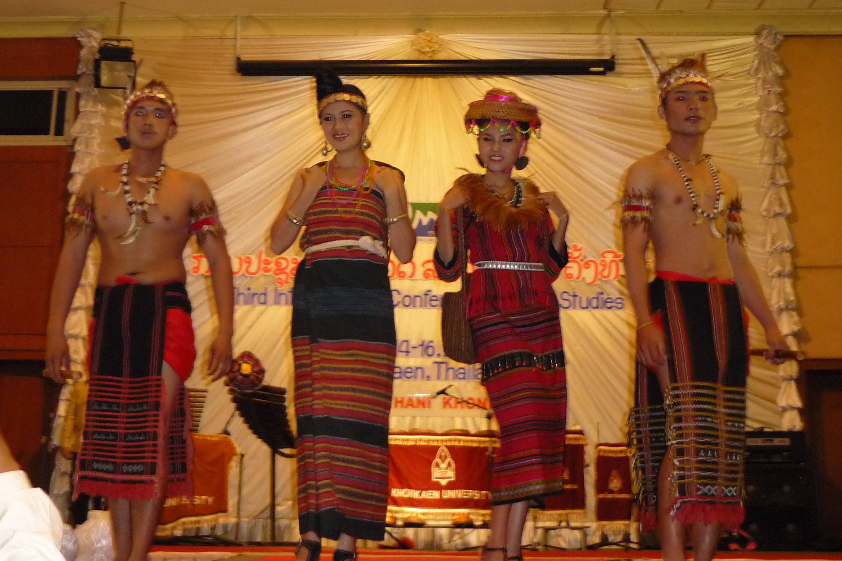 Lao Studies Conference fashion parade - Attapeu minorities - New Mandala